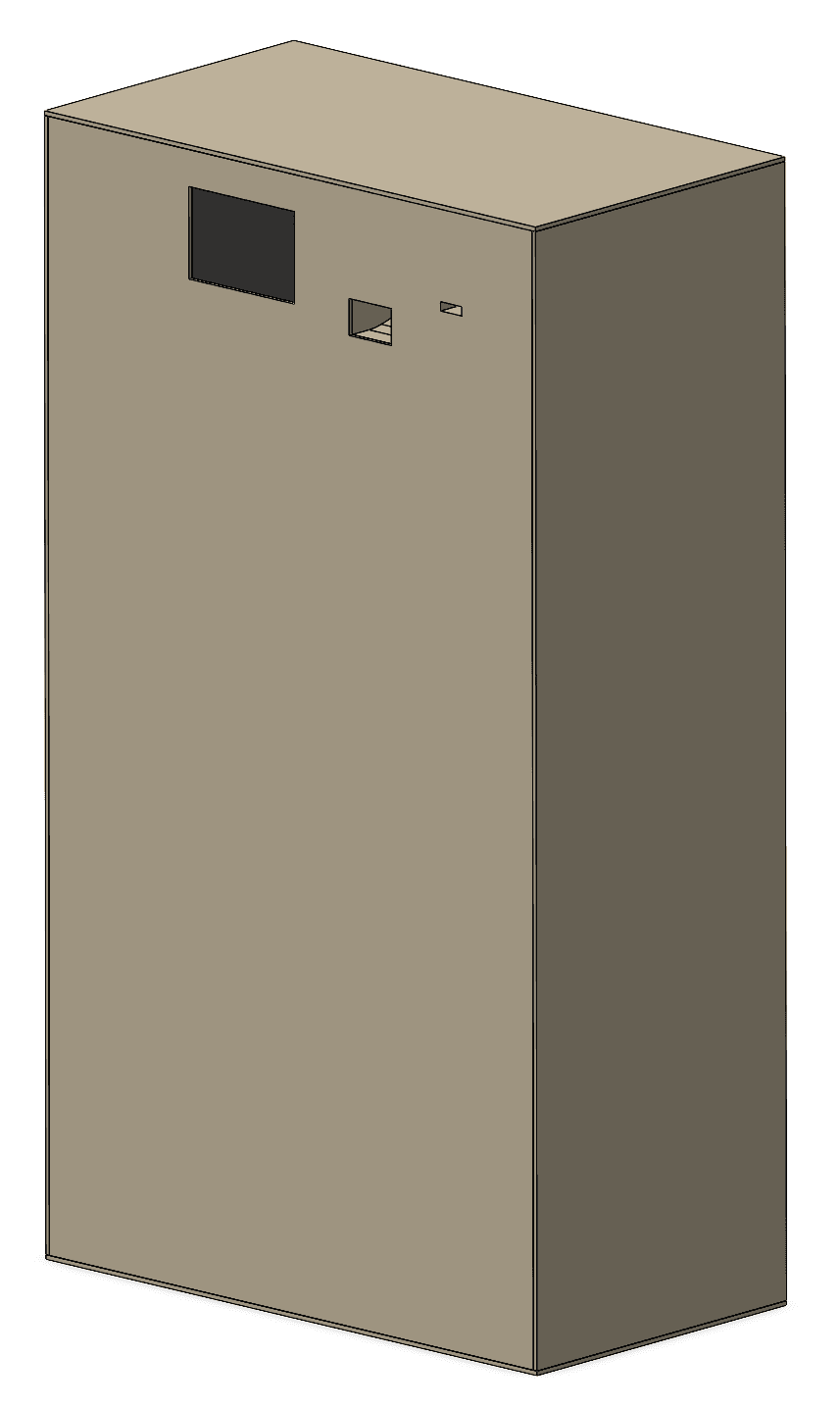 VENDR cabinet exterior CAD