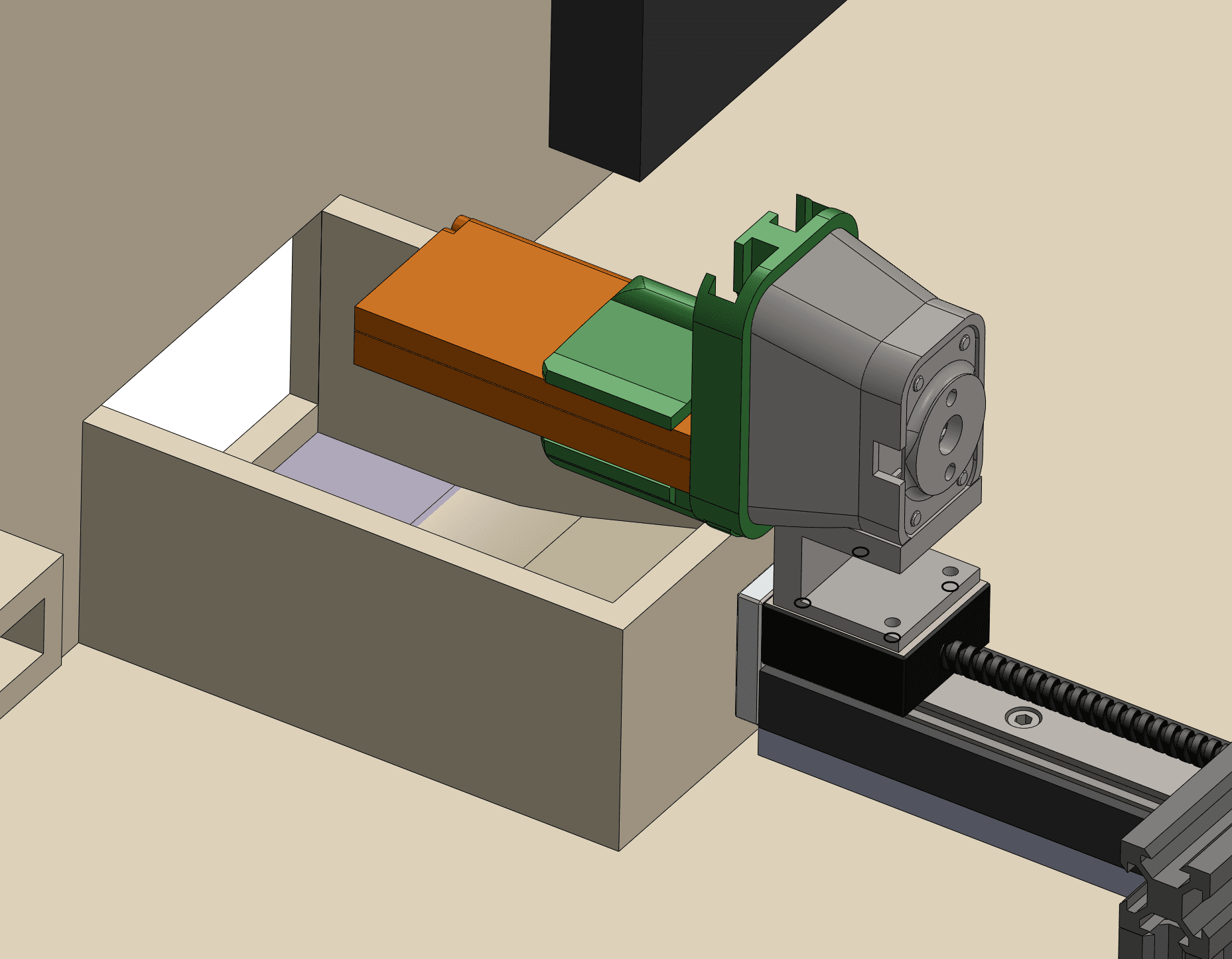 VENDR manipulator engaging a key block